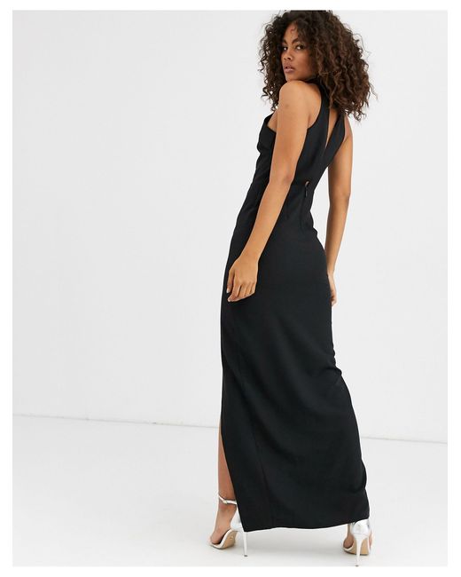 thigh split dress maxi