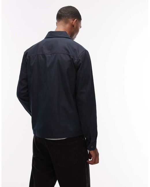 Tommy Hilfiger Blue Chore Jacket for men