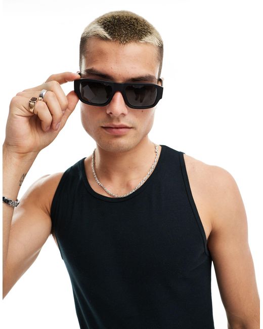 Quay Black Quay Nightcap Shield Sunglasses for men