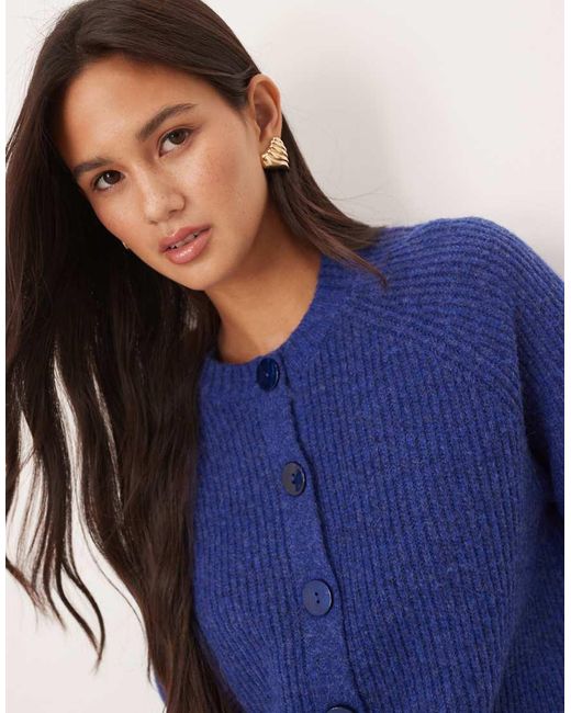 Cardigan di Threadbare in Blue
