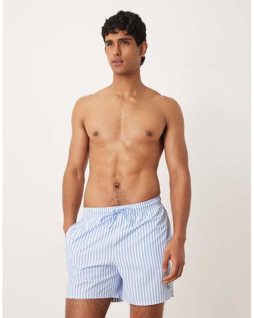 Calvin Klein Blue Drawstring Waist Swim Short for men