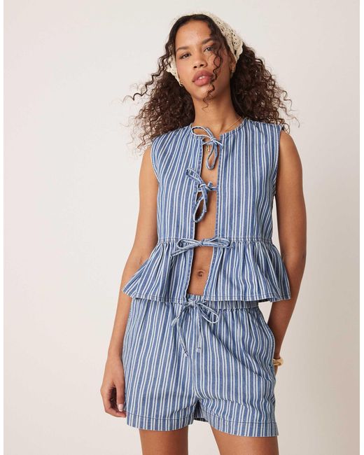 Gilet Threadbare en coloris Blue