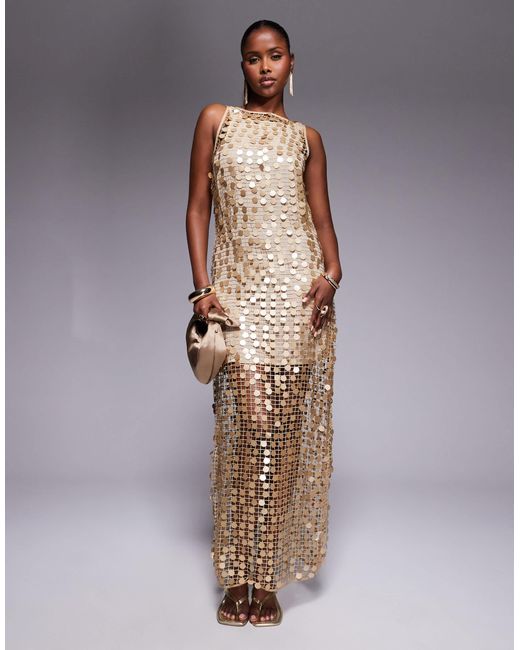 brown slip dress midi Sunset Moment Crochet Maxi Dress – Zil boutique main image 0