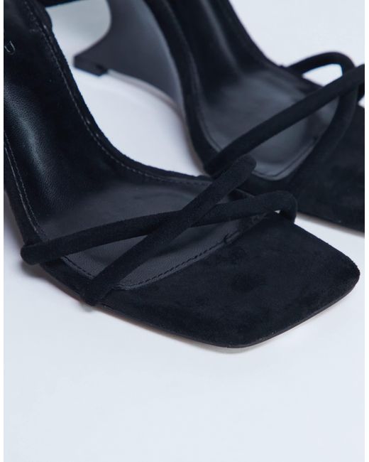 TOPSHOP Blue Alexa Wedge Heeled Mule