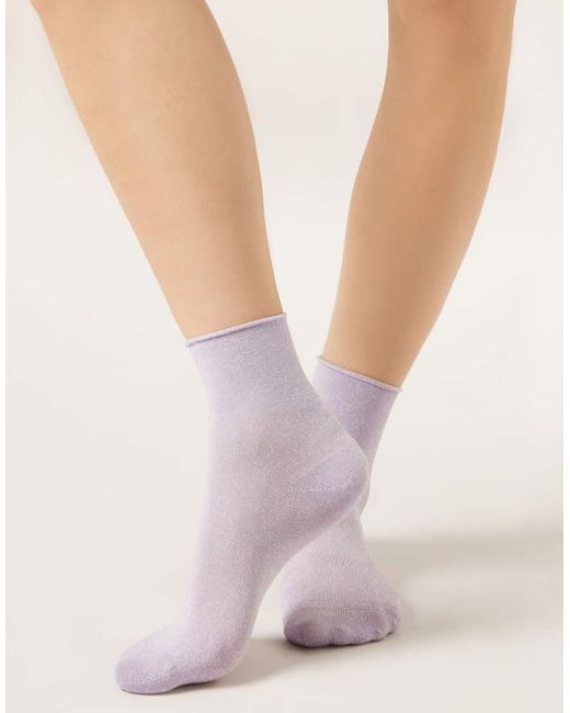 Calzedonia Pink Glitter Socks