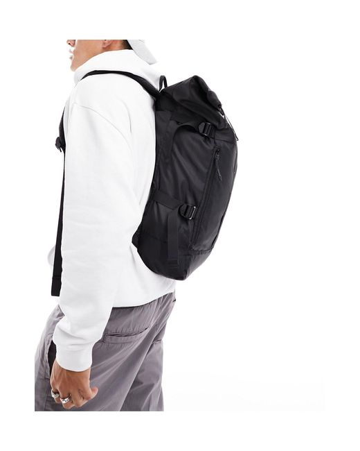 Consigned Roll Top Backpack in Black for Men Lyst UK
