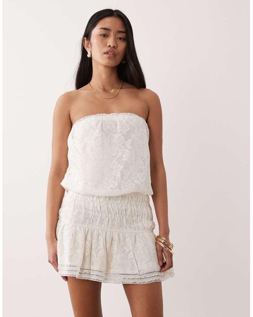 Nia Pink Figueroa Bandeau Dress