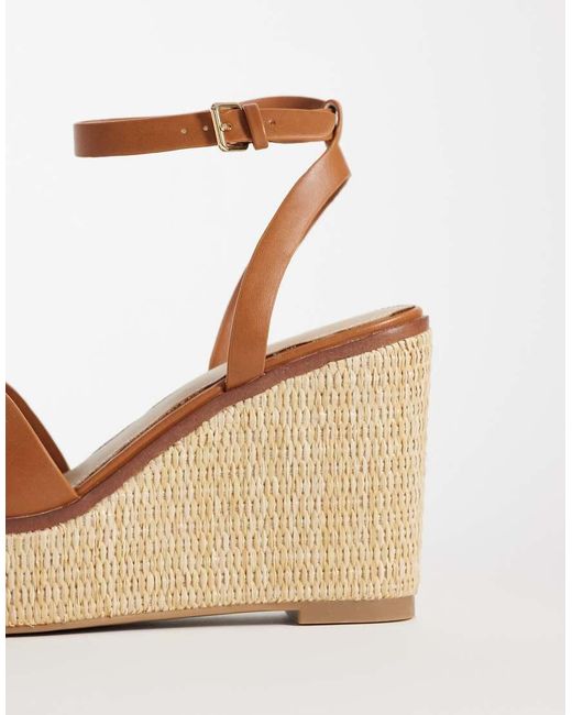 ALDO Metallic Carrabririel Wedge Heeled Sandals With Ankle Strap