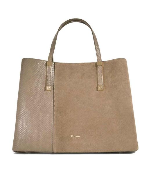 Dune Natural Dorry Tote Bag