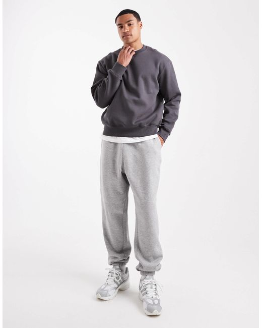 ASOS Gray Essentials Slim jogger for men