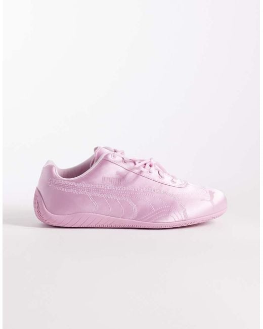 PUMA Pink Speedcat Satin Trainers