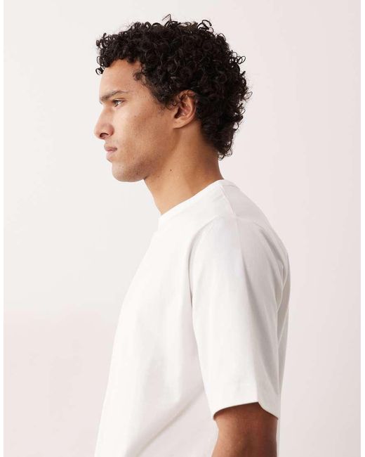 ARKET Purple Heavyweight Jersey Oversized T-Shirt for men