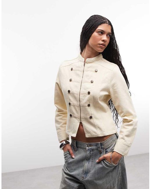 Reclaimed Vintage Natural Drummer Boy Jacket