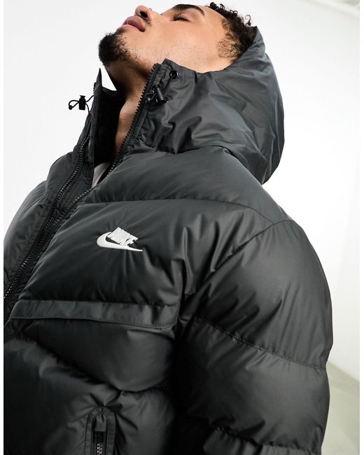 Nike White Windrunner Insulated Hooded Jacket for men