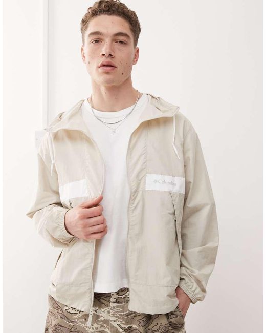 Columbia Natural Spire Valley Hooded Windbreaker for men