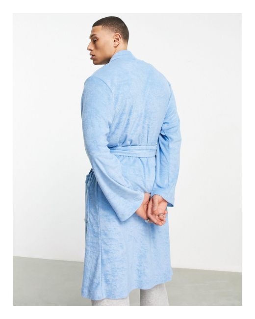 ASOS Blue Dressing Gown for men