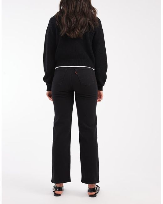 Levi's Blue Ribcage Straight Ankle Jeans