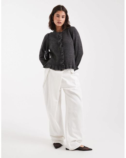 ASOS Gray – strickjacke