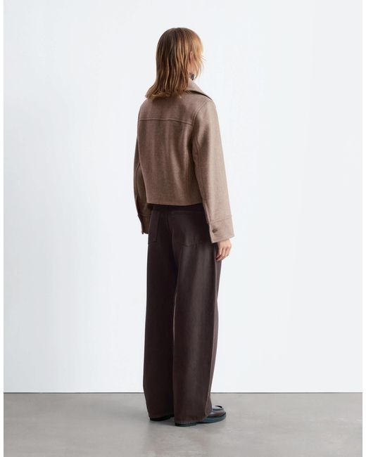& Other Stories Brown Wool Jacket