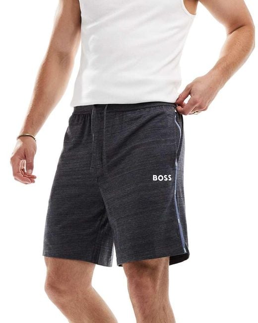 Boss White Rise Shorts for men