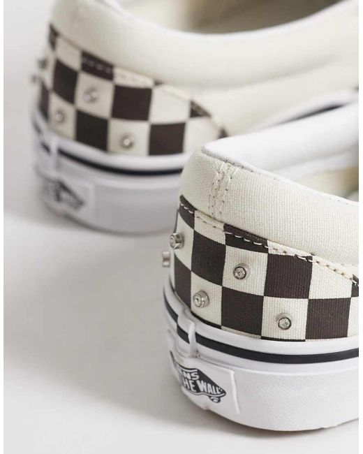 Vans White Slip-On Trainers