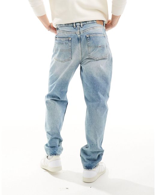 Isaac - jeans affusolati comodi lavaggio chiaro di Tommy Hilfiger in Blue da Uomo