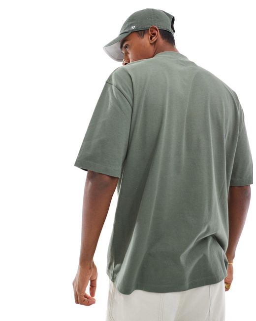 ASOS Gray 2 Pack Oversized Turtle Neck T-shirt for men