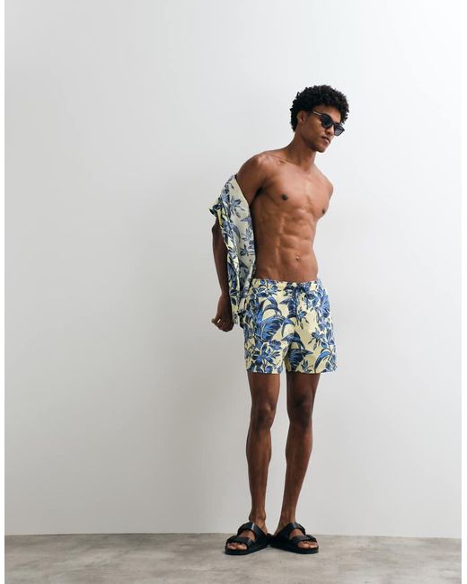 Tommy Hilfiger Blue Resort Drawstring Swim Shorts for men