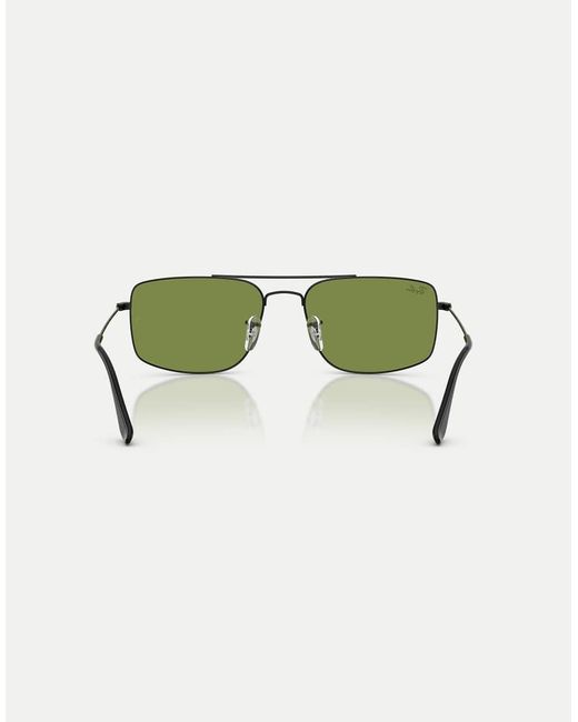 Ray-Ban Green Explorer Iii Square Sunglasses With Lens