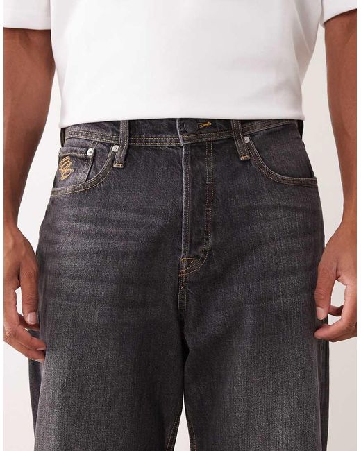 Jack & Jones Red Alex baggy Jeans for men