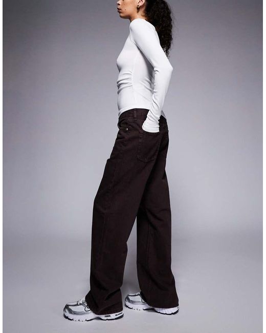 River Island Multicolor Relaxed Straight Leg Jeans