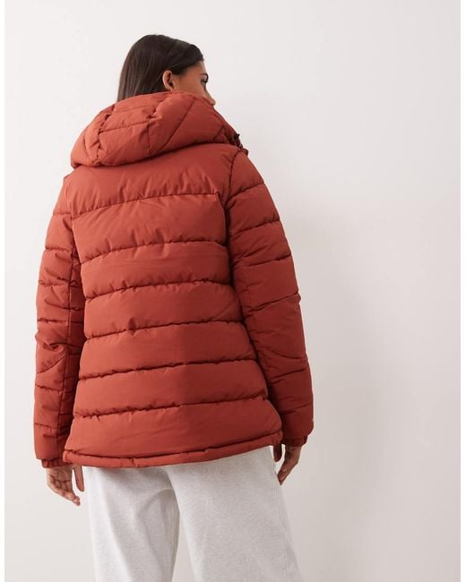 Regatta Red Hooded Aldthorn Padded Jacket