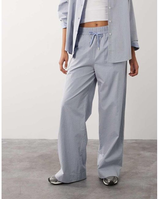 Sweaty Betty Gray Summer Stripe Regular Trouser