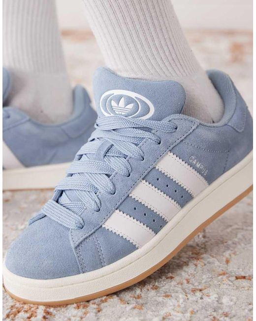 Zapatillas De Deporte Y Blancas Con Suela De Goma Campus 00S De Adidas Originals de color Blue