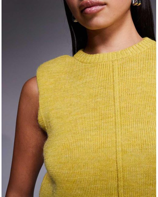 River Island Multicolor Structured Shoulder Knitted Tank Top