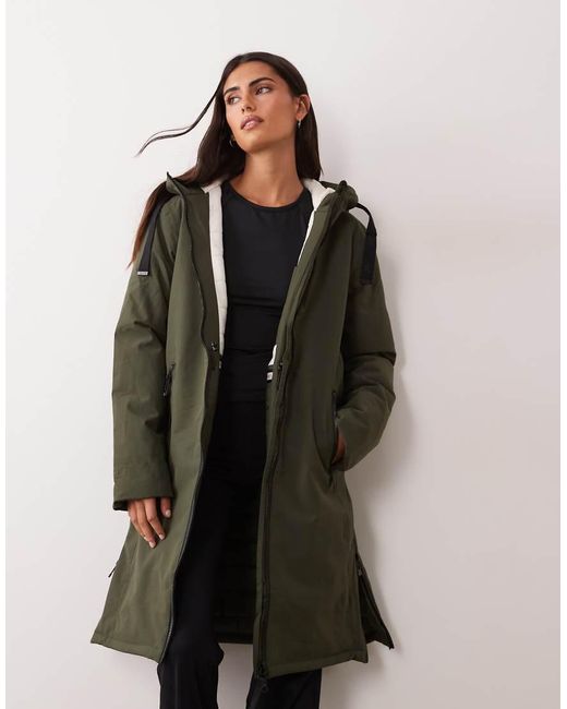 Regatta Green Waterproof Hooded Hazel Insulated Jacket