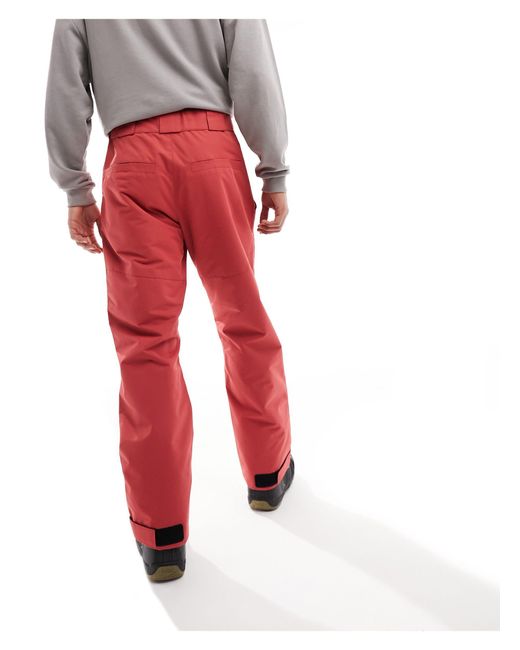 Threadbare Red Co-ord Ski Trousers for men