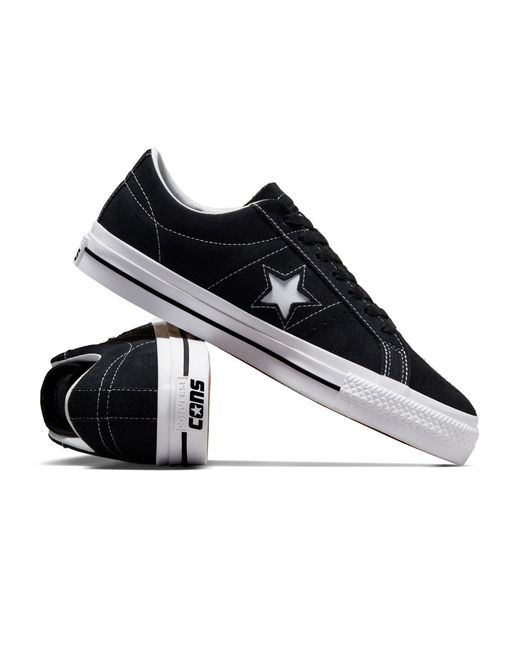 Converse one star mens black cheap