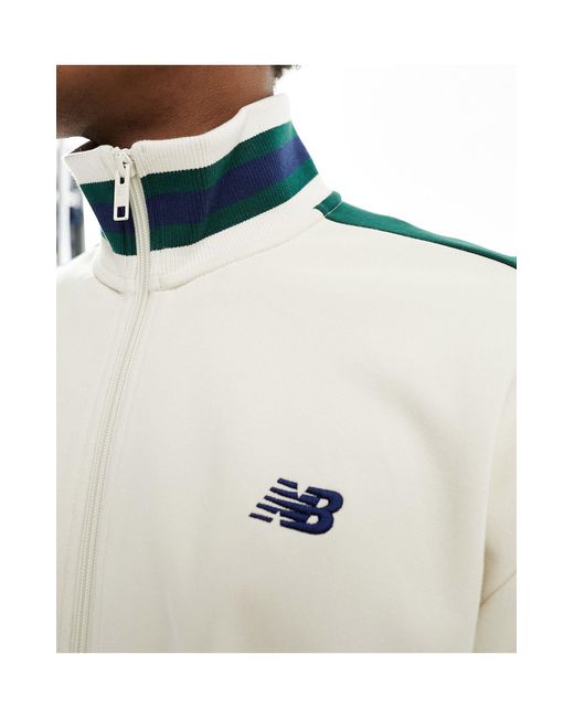 Sportswear greatest hits - giacca beige con zip di New Balance in White