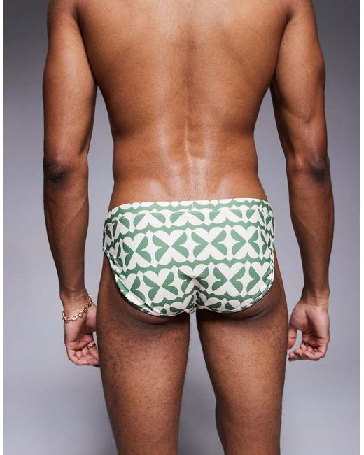ASOS Green Swim Brief for men