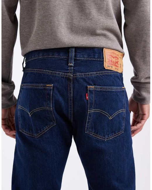 Levi's Blue 501 '93 Relaxed Straight Jeans for men