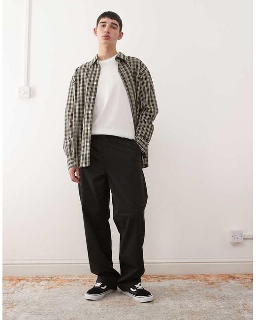 Vans White Authentic Chino Loose Pant Pants for men
