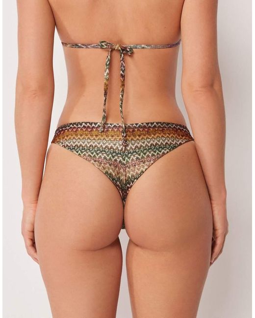 Calzedonia Brown Brazilian Bikini Bottoms Elegant