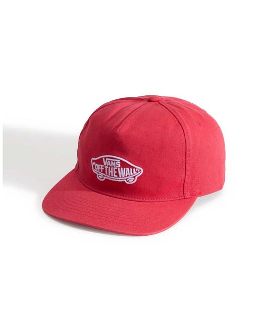 Cappello Snapback Classico Medio di Vans in Red
