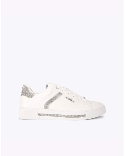 Carvela Kurt Geiger White Daze Jewel Trainers