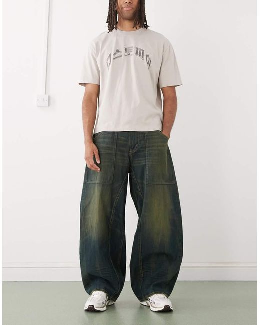 Cheap Monday Natural Dunno Super baggy Skater Jeans for men