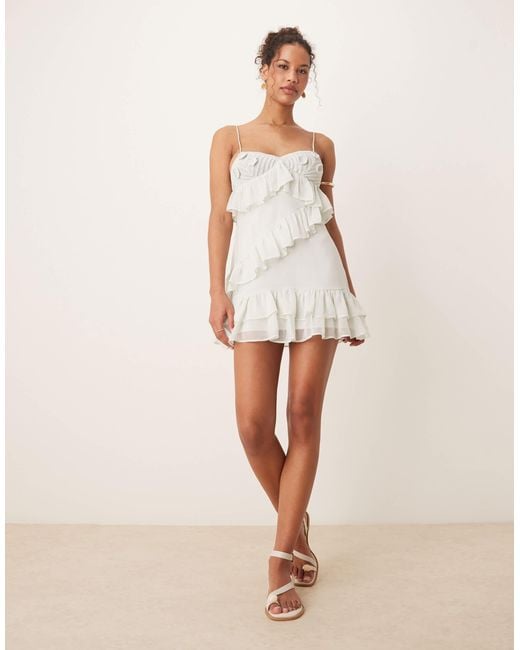 asos white crochet dress ASOS DESIGN white crochet maxi dress with 3D crochet flowers