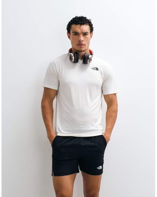 The North Face White Training 24/7 Logo T-shirt for men