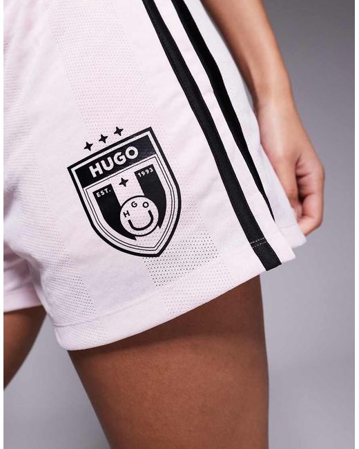 Pantalones Cortos Rosas De Estilo Fútbol De HUGO de color Pink