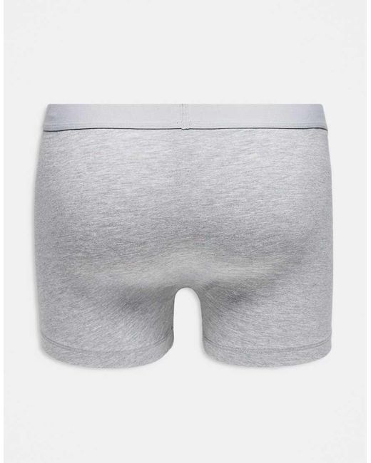 ASOS Blue 5 Pack Jersey Trunk for men